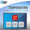 Digital Signage - Monitor Temperatures in Freezes and send alerts