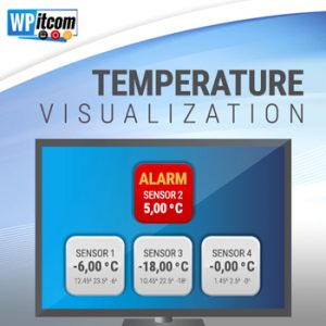 Digital Signage - Monitor Temperatures in Freezes and send alerts