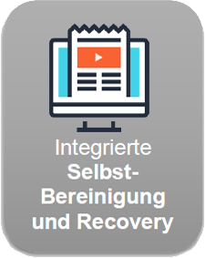 Signage Suite 3 mit Auto-Bereinigung und weitgehenden Recovery-Automatismen Signage Suite 3 mit Auto-Bereinigung und weitgehenden Recovery-Automatismen