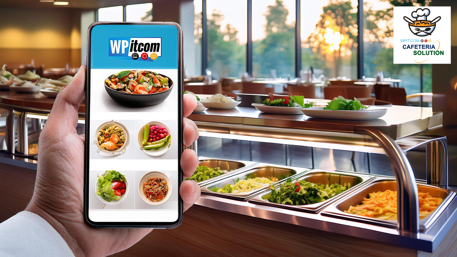 WPITCOM Corporate Canteen / Cafeteria Empresarial App for Android IOS with Cloud Backend