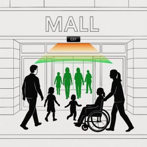 WPITCOM AI Store / Mall Visitor / Customer Counter Solution - Counting Process WPITCOM AI Store / Mall Visitor / Customer Counter Solution - Counting Process